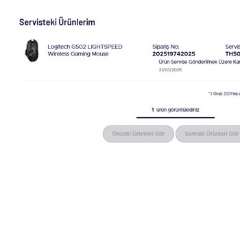 Sıfır Gaming Mouse'un Servis Çilesi