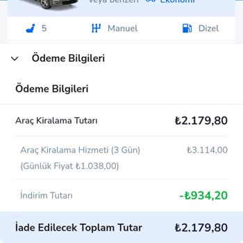 Sixt Araç Kiralama Sürecinde Yaşanan Sorun Ve Memnuniyetsizlik