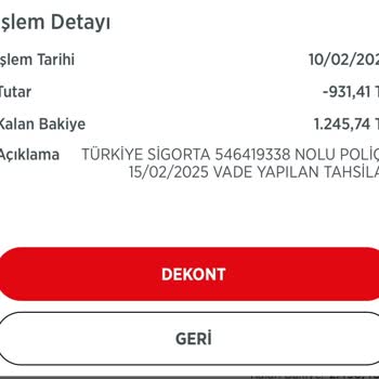 İzinsiz Poliçe Yenileme Ve Hesaptan Para Çekimi