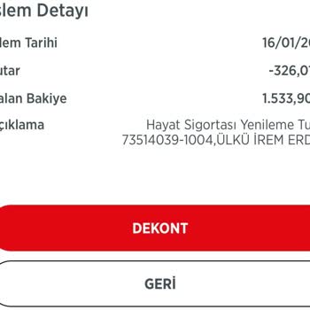İzinsiz Poliçe Yenileme Ve Hesaptan Para Çekimi