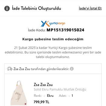 Beymen'den Alışverişte Yaşanan Teslimat Ve İade Sorunları