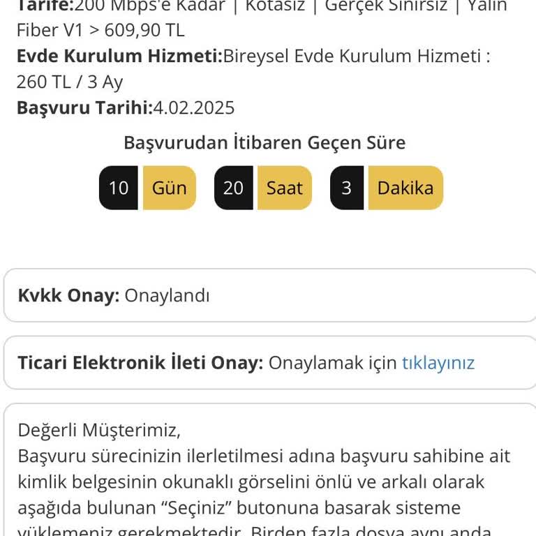 Millenicom Başvuru Sürecinde Yaşanan Gecikme Ve İlgisizlik