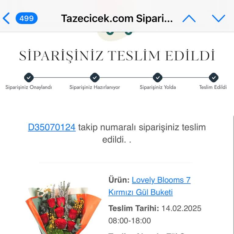 Yanlış Teslimat Bilgisi: Sevgililer Günü Hediyesi Sorunu