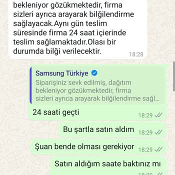 Söz Verilen Teslimat Tarihi Ve İlgisiz Müşteri Hizmetleri