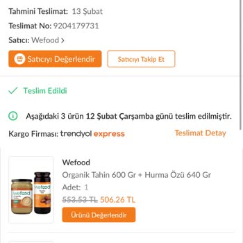 Kusurlu Ürün Teslimatı