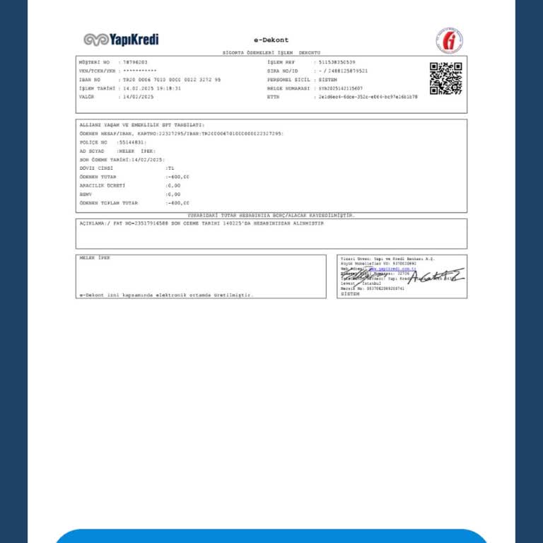 İzinsiz Hesap Tahsilatı Şikayeti