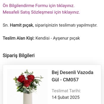Teslimat Sorunu Ve İletişimsizlik