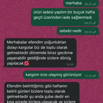 Emnora Markasında İade Sürecinde Yaşanan Sorunlar Ve Gecikmeler