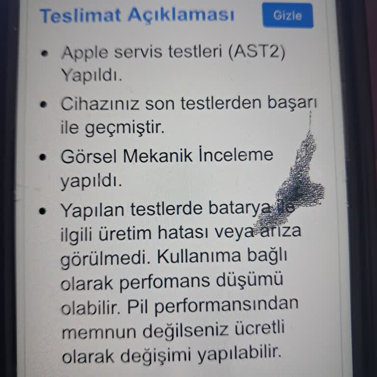 Teknosa'dan Aldığım İphone 12'nin Pil Sorunu