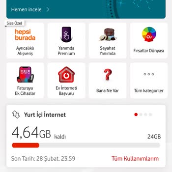 Ek İnternet Paketi Kullanımında Yanlış Uygulama