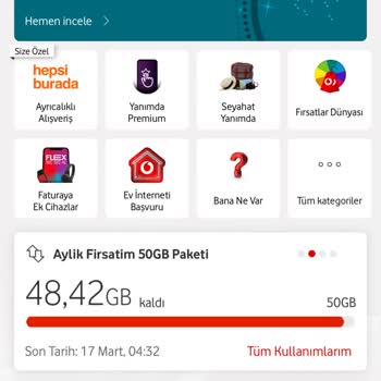 Ek İnternet Paketi Kullanımında Yanlış Uygulama