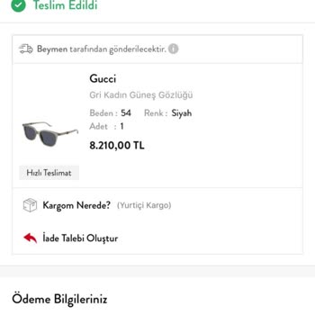 Beymen Yanlış Ürün Ve Yetersiz Müşteri Hizmeti