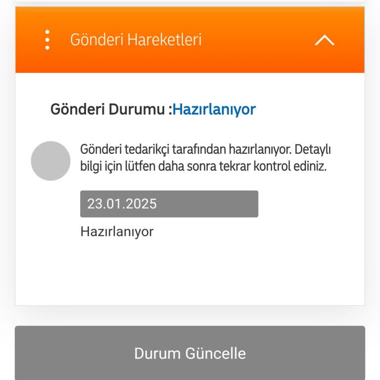 Sipariş Gecikmesi Ve İade Talebi