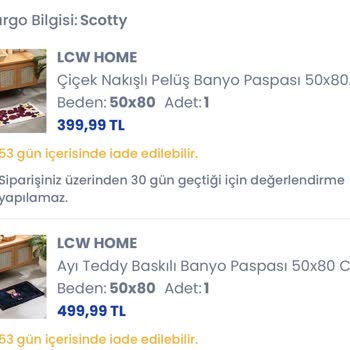 LCW Kalitesiz Banyo Paspası: Dökülme Ve Toz Sorunu