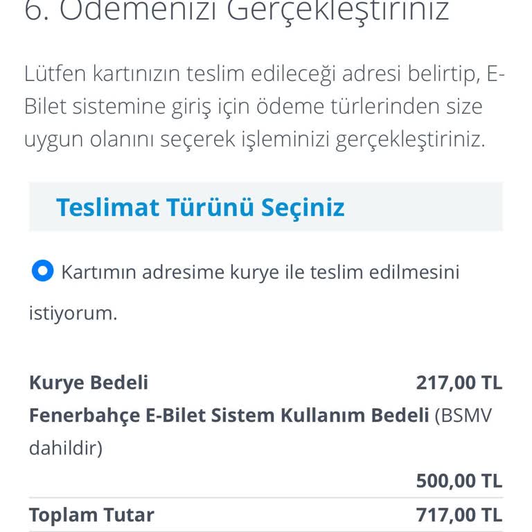 Passolig Kart Başvurusunda Zorunlu Kurye Ücreti Tepkisi
