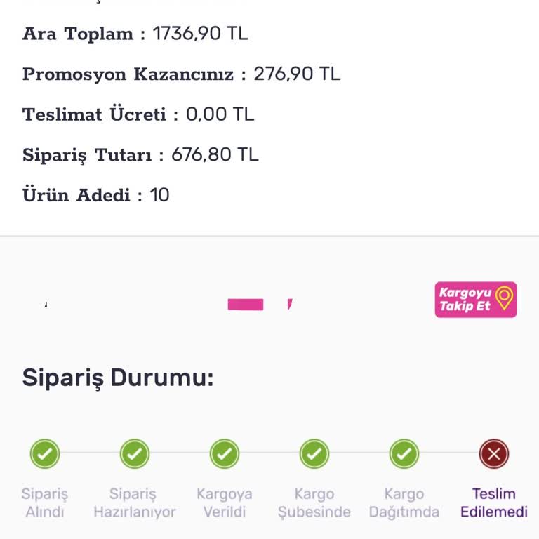 Gratis Online Alışverişte Kargo Sorunu