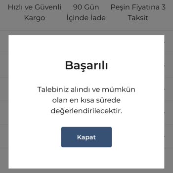 İptal Edilen Siparişin Ücreti Hâlâ İade Edilmedi