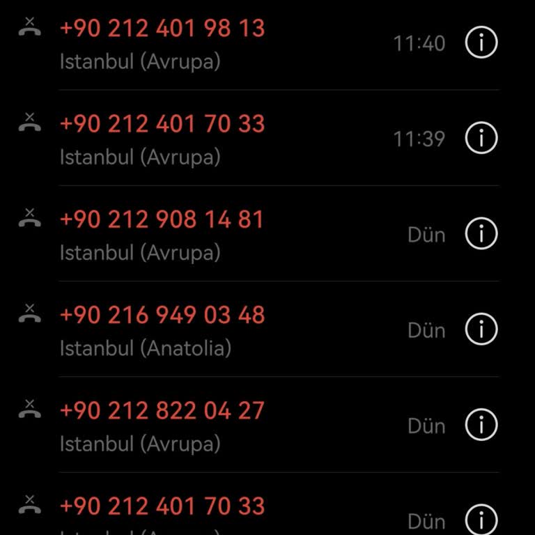 Sürekli Aramalar Ve Rahatsızlık