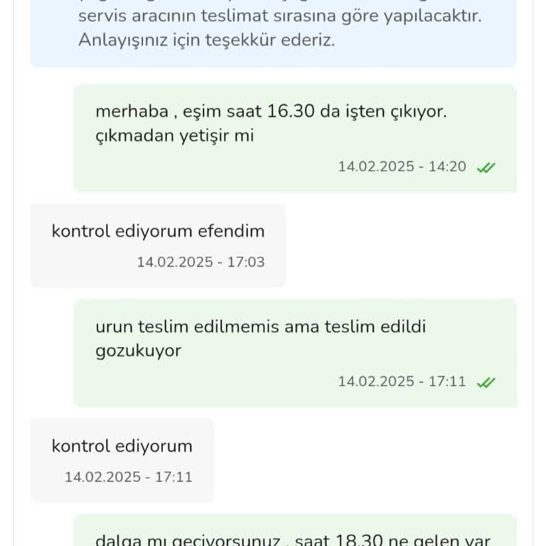 Çiçek Siparişim Teslim Edilmedi Ve İletişim Kurulamıyor