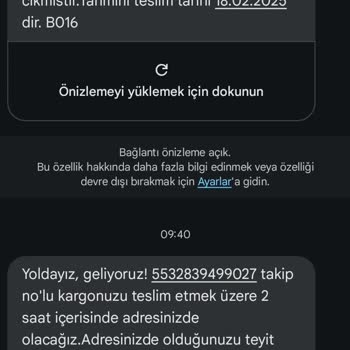 Teslimat Sorunu Ve Saygısız Müşteri Hizmeti Deneyimi