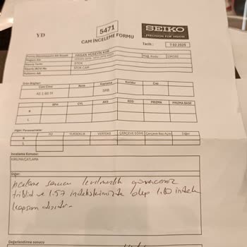 Seiko Gözlük Camlarındaki Çatlaklar İçin Destek Alamıyorum