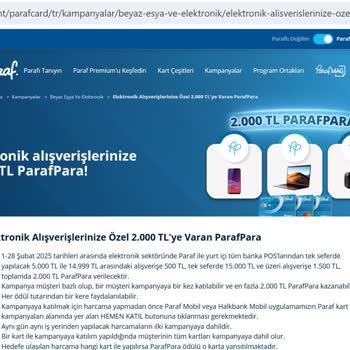 Halkbank Kampanya Koşullarına Uymuyor
