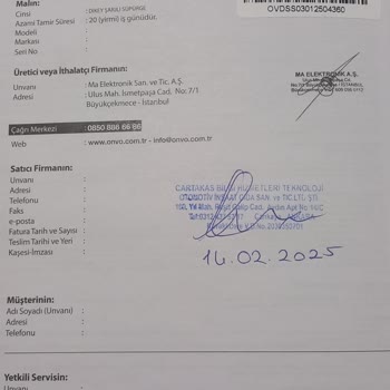 Çekiş Gücü Düşük Onwo 3 İadesi Reddedildi