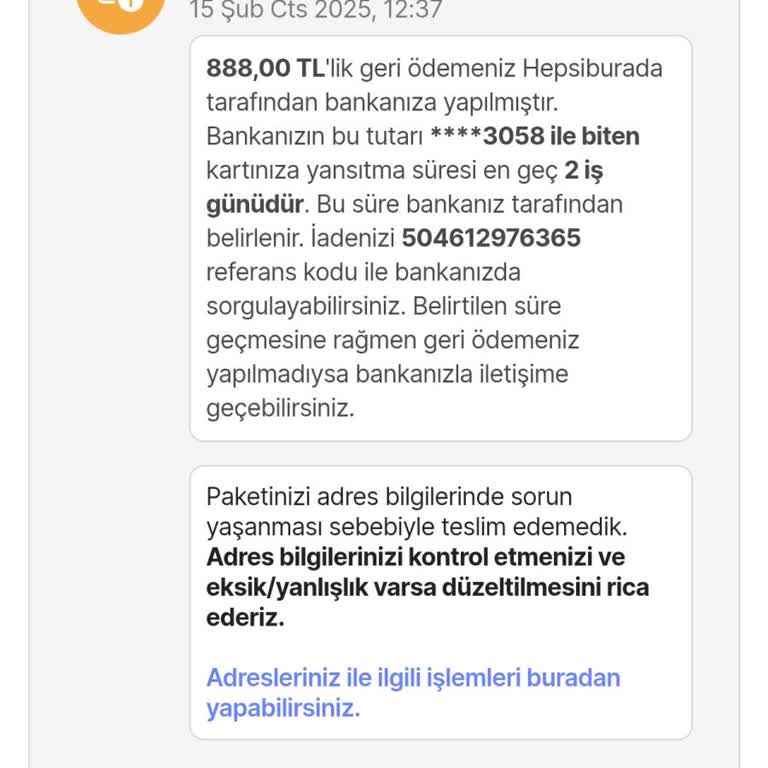 Aras Kargo'nun İhmalinden Dolayı Ürün İadesi Ve Fiyat Artışı