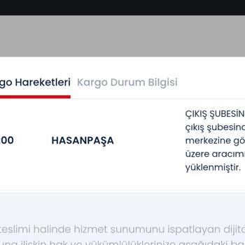Teslim Edilmeyen Kargo Ve Bilgilendirme Eksikliği