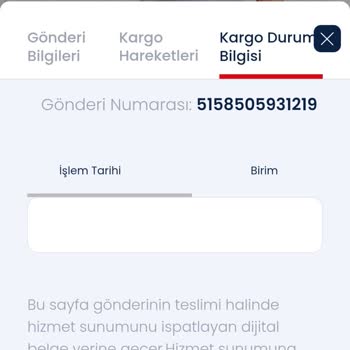 Teslim Edilmeyen Kargo Ve Bilgilendirme Eksikliği