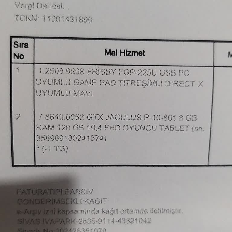 Teknosa'dan Alınan Tablet Ve Sahte Garanti Sorunu