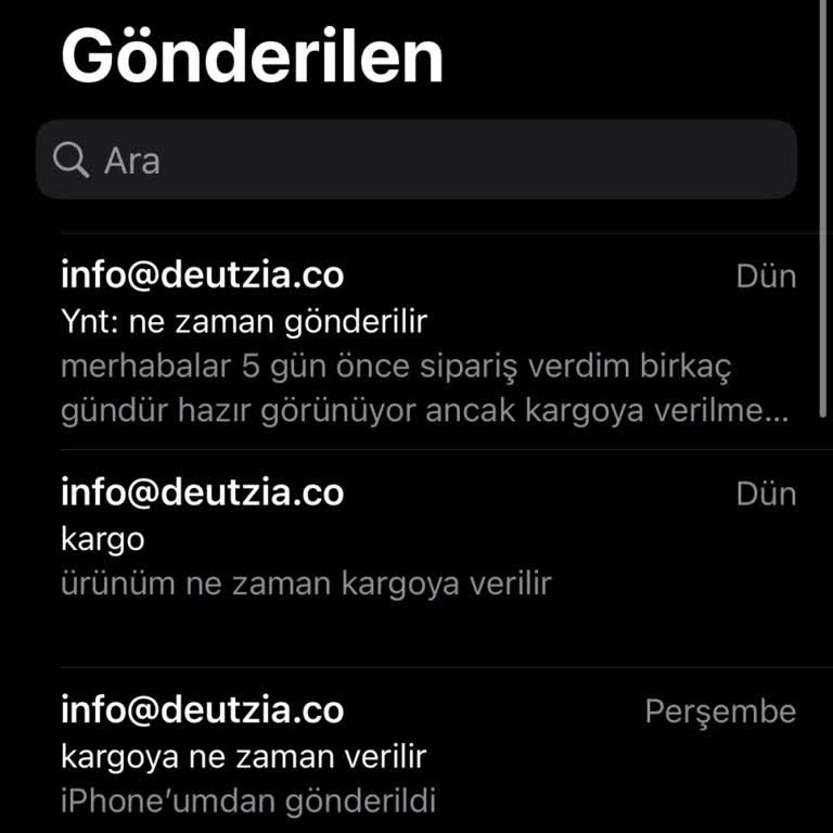 Siparişin Kargoya Verilmemesi Ve İletişim Eksikliği