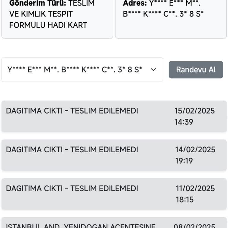 Kuryenet Teslimat Sorunu Ve İletişim Eksikliği