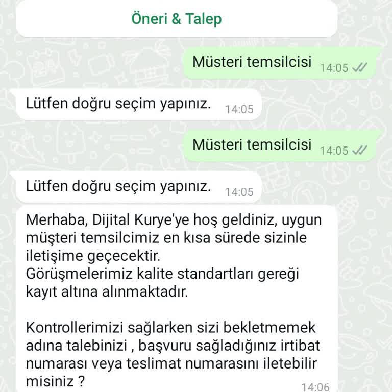 Kurye Randevusu Sürekli Değişiyor