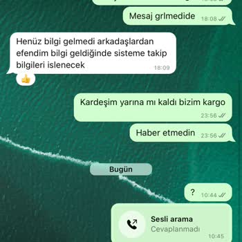 Ürün Teslimatında Yaşanan Sorun