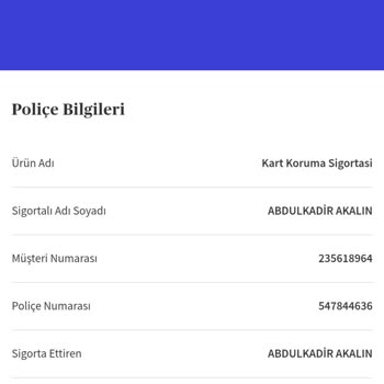 Rızam Dışında Kesilen Kredi Kartı Sigortası Borcu
