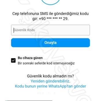 Instagram Erişim Olmayan Numara!
