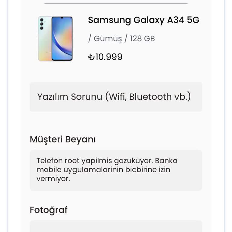 Yanlış IMEI İle Gelen Cihaz Sorunu