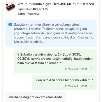 Önemli Günde Teslim Edilemeyen Hediye Mağduriyeti