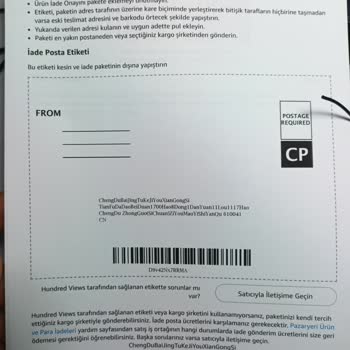 Yanlış Ürün Gönderimi Ve İade Sürecindeki Karmaşa