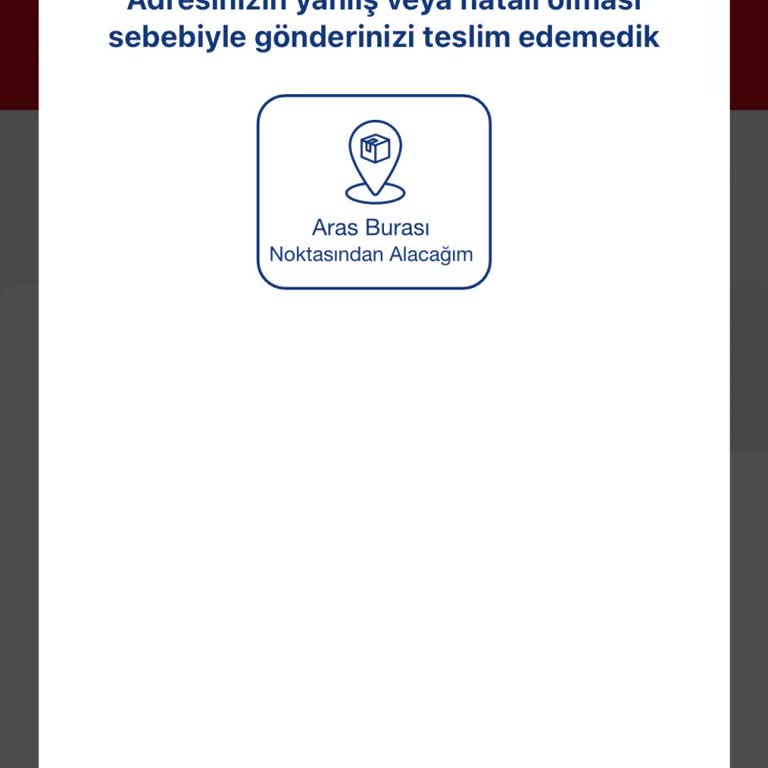 Kayıp Kargo: Yanıltıcı Teslimat Mesajı