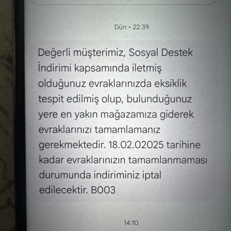 Engelli İndirimi İçin Evrak Sorunu