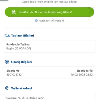 Gece Verilen Siparişin Gecikmesi Ve İletişim Eksikliği