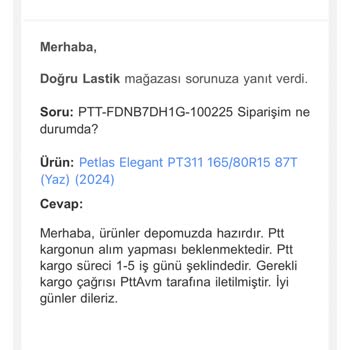 Epttavm'de Lastik Siparişi Kabusu: Entegrasyon Hatası Ve İptal