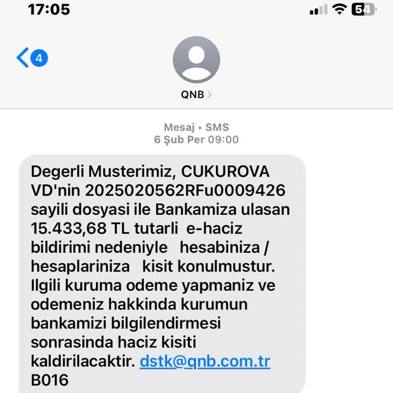 Hesaplarıma Haciz Kısıtı: Yanlış Bilgilendirme Ve Destek Talebi