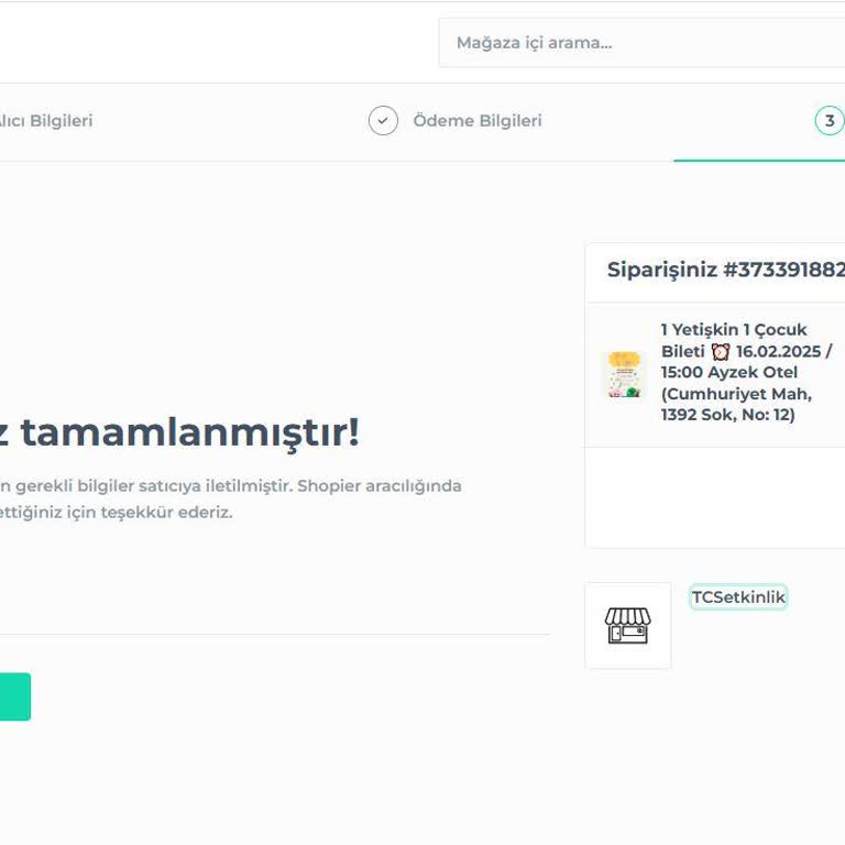 İptal Edilen Etkinlik İçin Bilgilendirme Ve İade Sorunu
