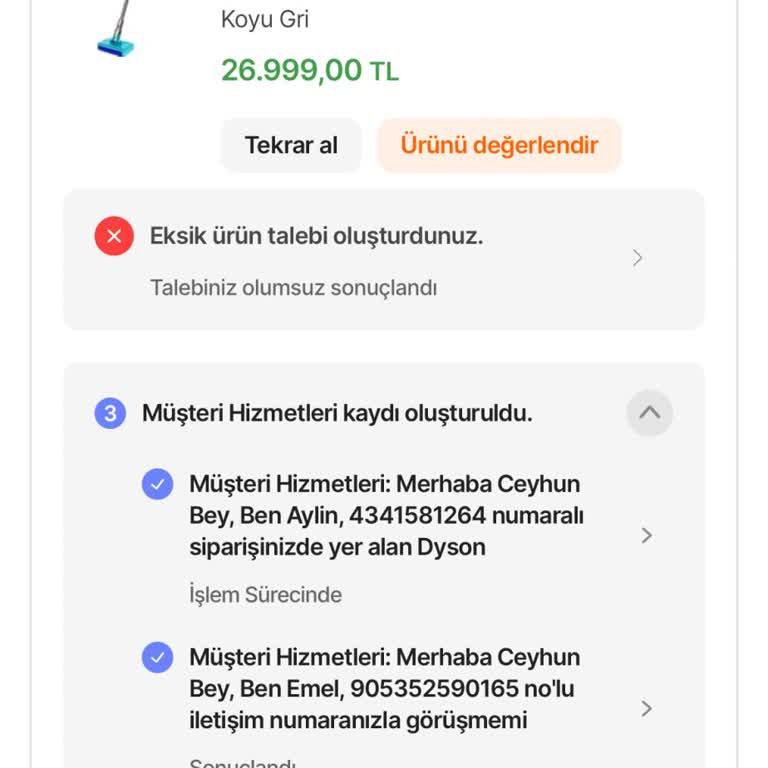 Kampanyalı Üründe Eksik Teslimat Sorunu