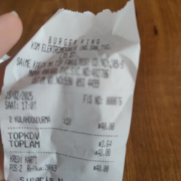 Mamak Burger King'de Saygısız Çalışanlar Ve Eksik Siparişler