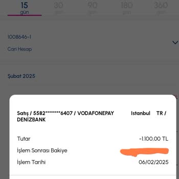 Vodafone Pay Kart Yükleme Sorunu Ve İade Beklentisi