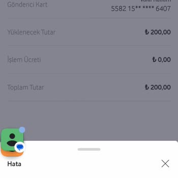 Vodafone Pay Kart Yükleme Sorunu Ve İade Beklentisi